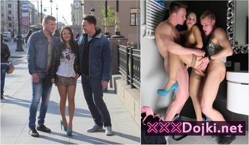 Dominika, Igor, Egor - Super Hot Public Porn Video With a Cheating Wife (2014/HD)
